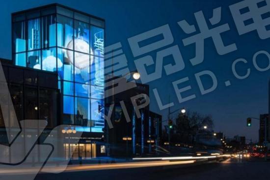 透明LED顯示屏為您講述加拿大藝術家的故事